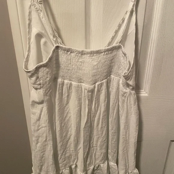 White Ruffled Camisole Top - Picture 3 of 3